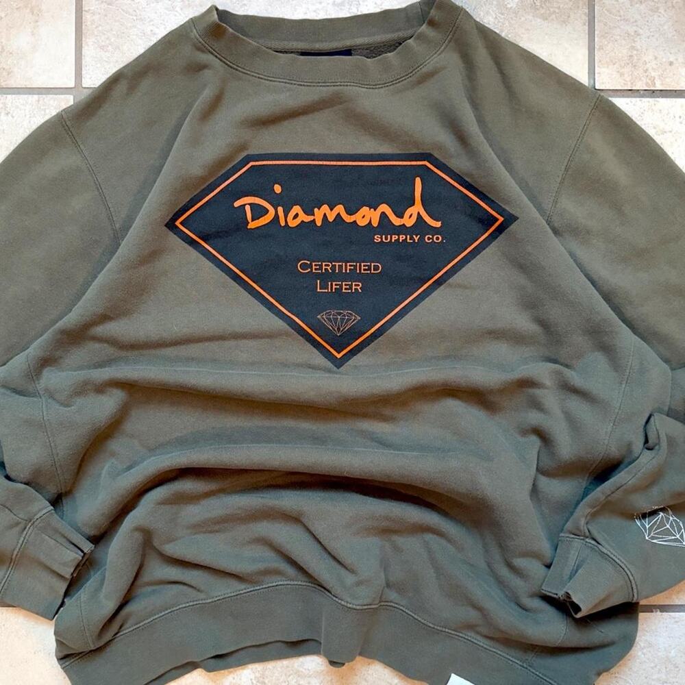 Diamond Supply Co. Crewneck Sweater - Size L